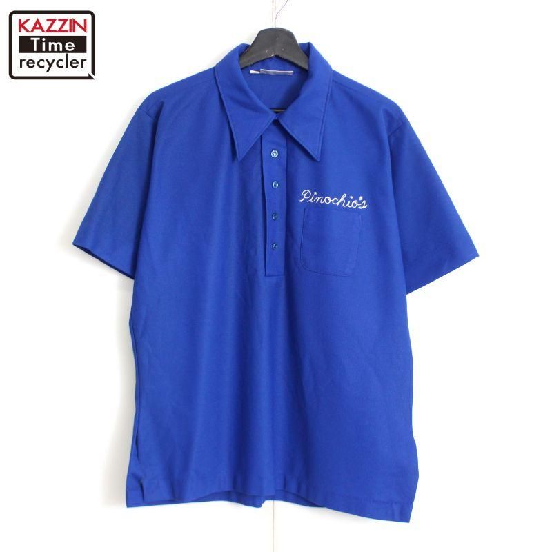 希少【JCPenney】70s VINTAGE ビンテージニットポロシャツ 古着 70s~ JC Penney ビンテージ 半袖 サマー ニット ポロ シャツ US