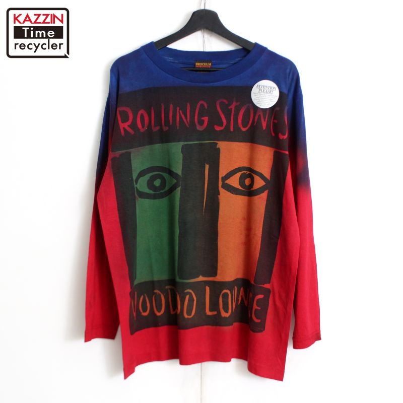 90s USA vintage brockum 󥰥ȡ The Rolling Stones ǥåɥȥå T åT ХT Ĺµԥ  ɽXL