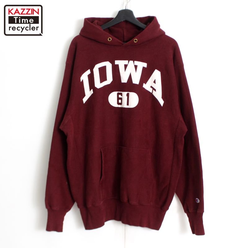 90s USA vintage Champion IOWA å С֥åȥѡ  ɽXXL