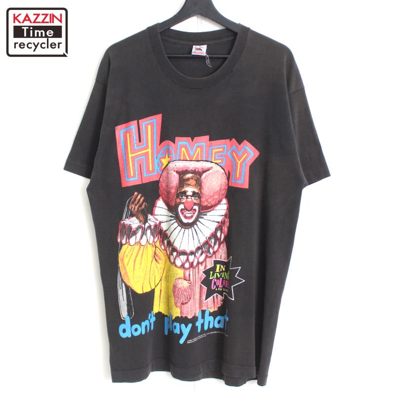 90s USA vintage Fruit of the Loom HOMMY D CLOWN   IN LIVING COLOR Ⱦµԥ  ɽXL