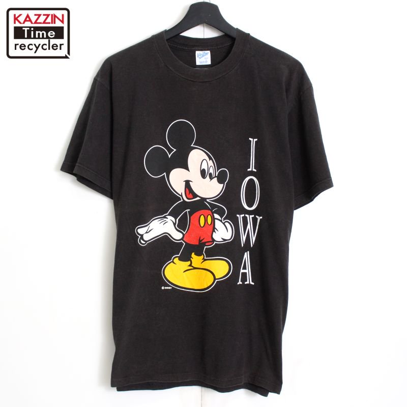 90s USA vintage ߥåޥ Mickey Mouse VELVA SHEEN Ⱦµԥ  ɽL