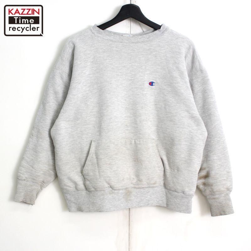 80s USA製 リバースウィーブパーカー トリコタグ カレッジ 2段 美品 80s USA製 vintage Champion カレッジプリントトリコタグ二枚