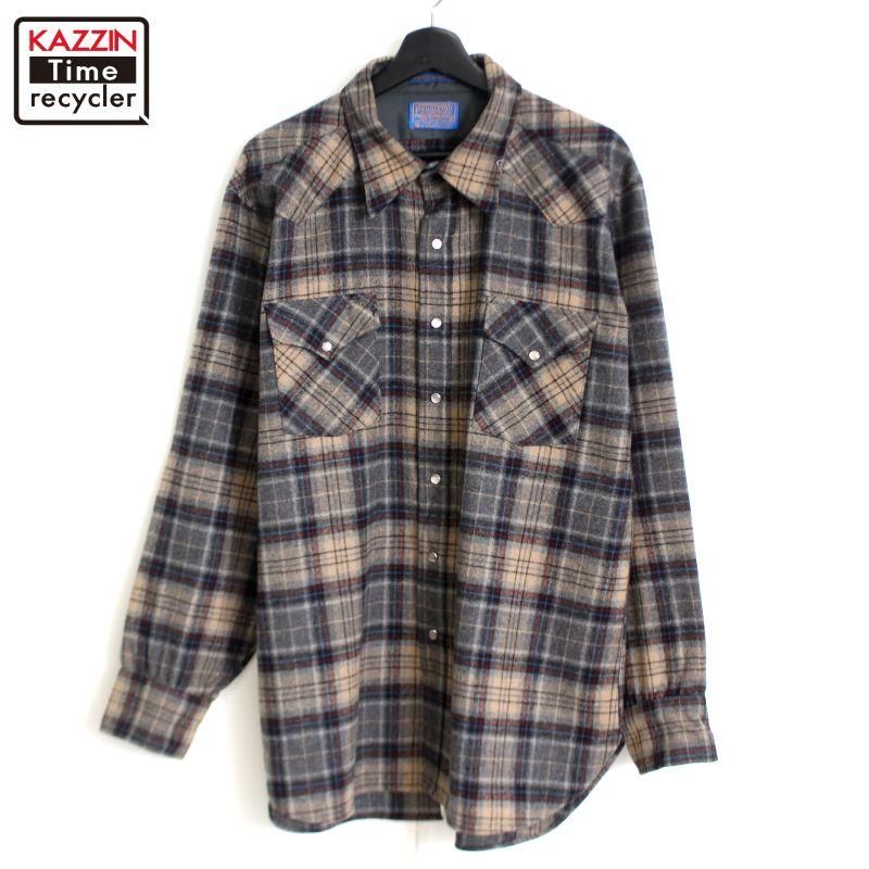 PENDLETON Thinsulate ウール シャドーチェック ブルゾン M 2025
