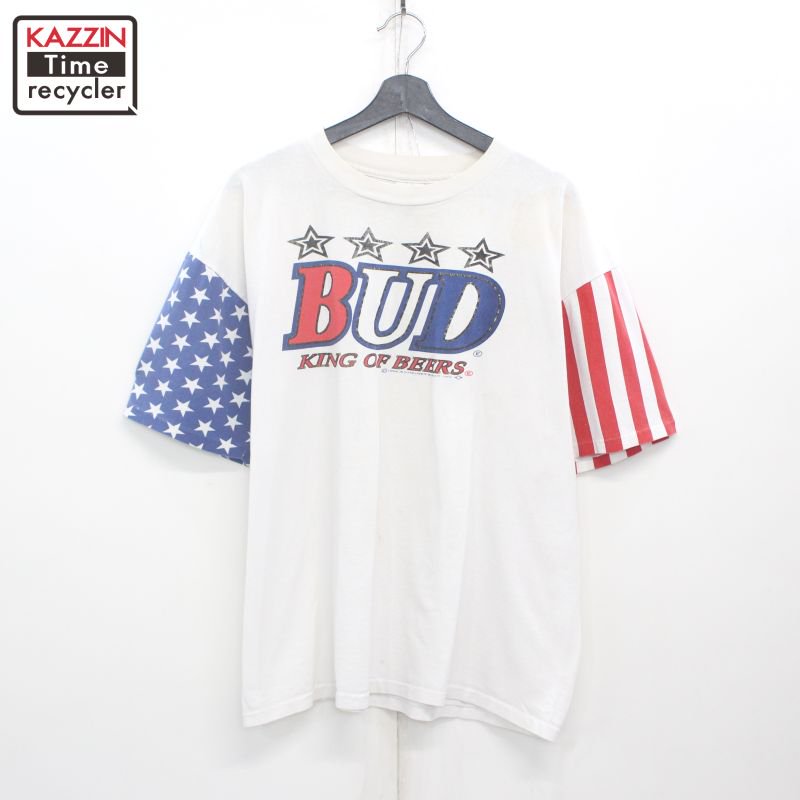 90s USA vintage L.A.SPORTSWEAR Budweiser Хɥ磻 ǥ Ⱦµԥ  ɽXL