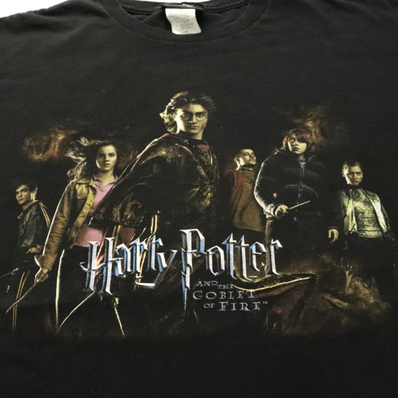 00s ハリーポッター Harry Potter 炎のゴブレット 半袖Ｔシャツ メンズ 表記XLサイズ - KAZZIN Time recycler  広島にある古着屋オンラインショップ カジン タイム リサイクラー