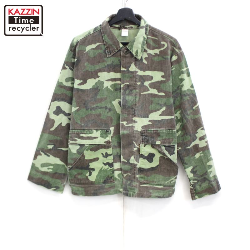 80s USA vintage The camo Clan º ϥƥ󥰥åȥ󥸥㥱å  ɽS