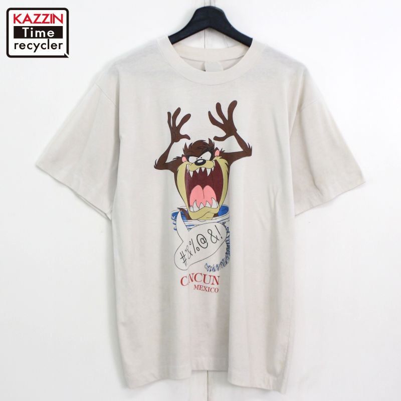 90s vintage ޥ˥󡦥ǥӥ Tasmanian Devil Ⱦµԥ  L