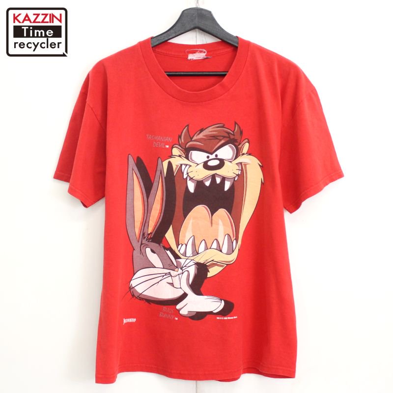 90s vintage ޥ˥󡦥ǥӥ Tasmanian Devil ХåХˡ Bugs Bunny Ⱦµԥ  L