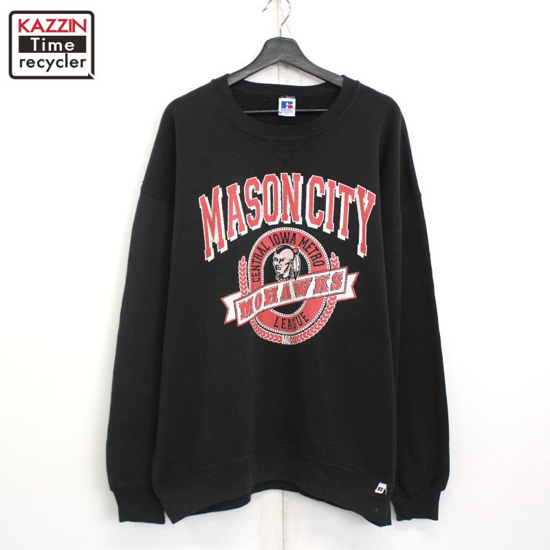 90s USA vintage RUSSELL MASONCITY å ֥å ե å ȥ졼ʡ  ɽXXL