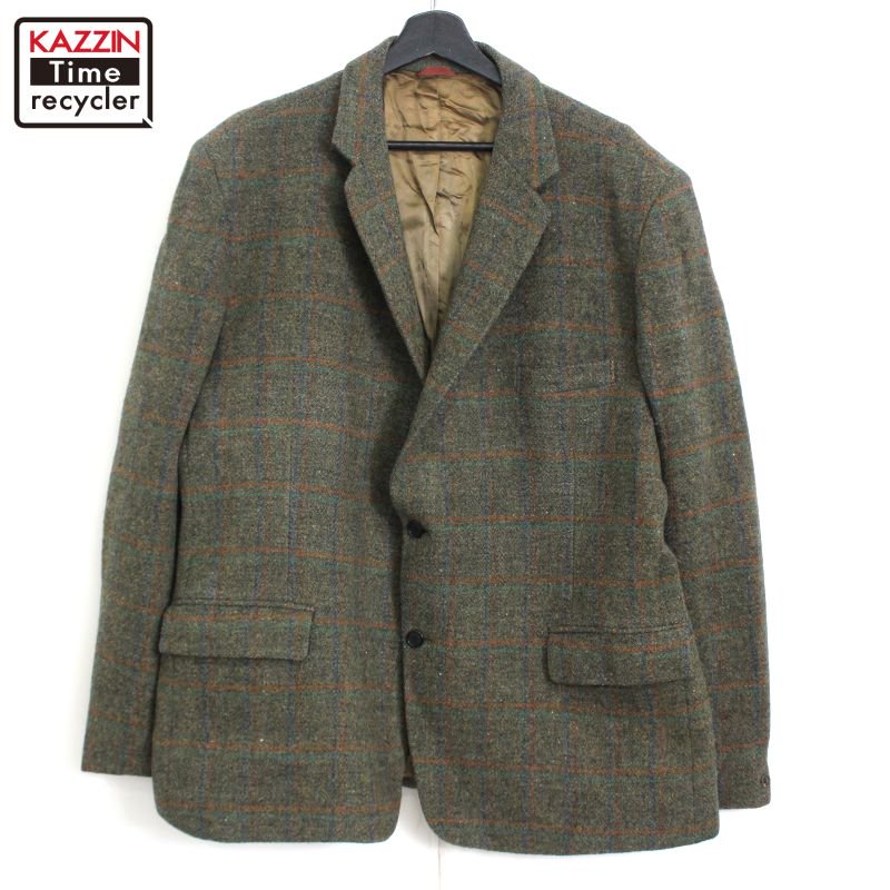 70s vintage å ϥꥹĥ Harris Tweed ĥ ơ顼ɥ㥱å  XL ӥå С