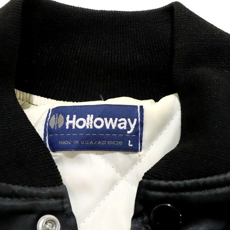 holloway　ナイロンスタジャン　 アメリカ製　ビンテージ 90s USA製 vintage Holloway ナイロン スタジャン メンズ 表記L