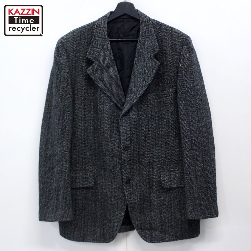 60s vintage HARRIS TWEED 3ĥܥ  ĥ ơ顼ɥ㥱å  XL