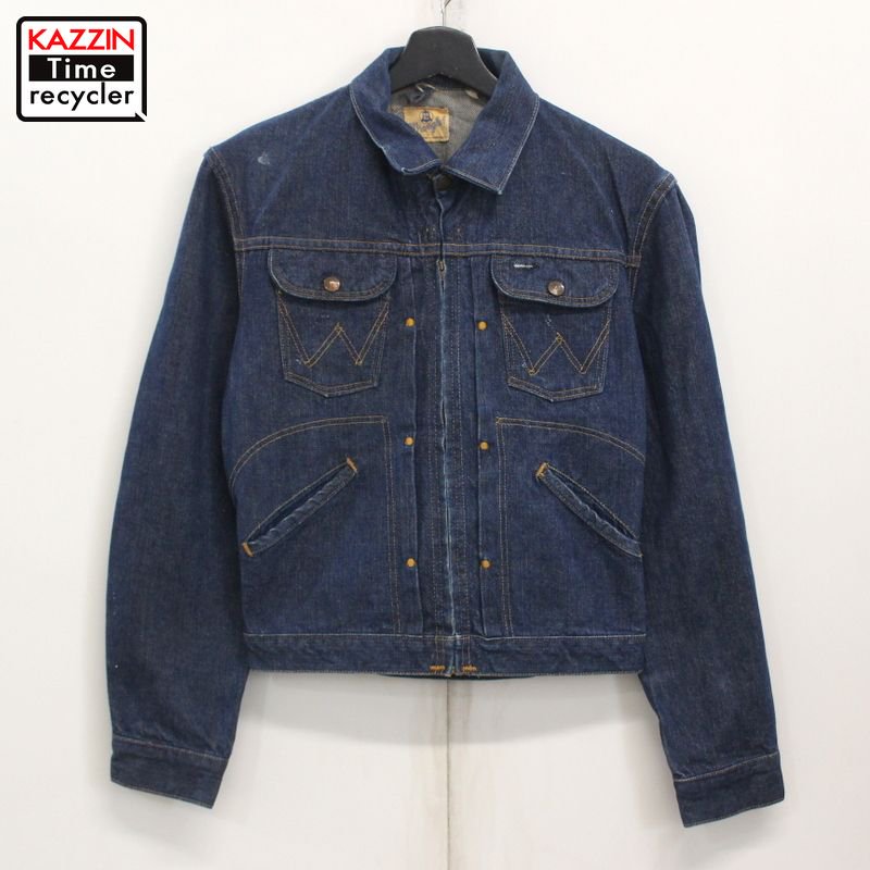 60s USA vintage Wrangler 24MJZ ĥ٥ ǥ˥ॸ㥱å  ~XS