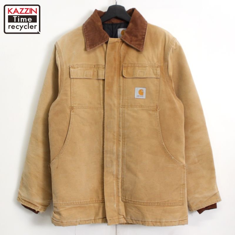 90s vintage Carhartt ΢ϥƥ ȥǥʥ륳 å 㥱å  L