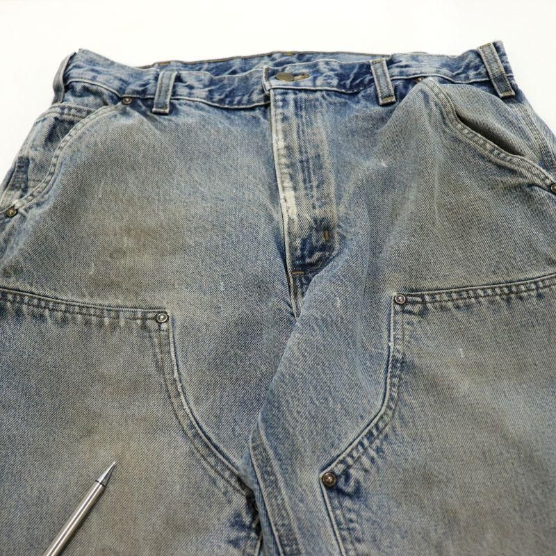 00s Carhartt カーハート　ダブルニー デニム ペインター　ボロ 00s Carhartt デニム ダブルニー ボロ ペインターパンツ メンズ