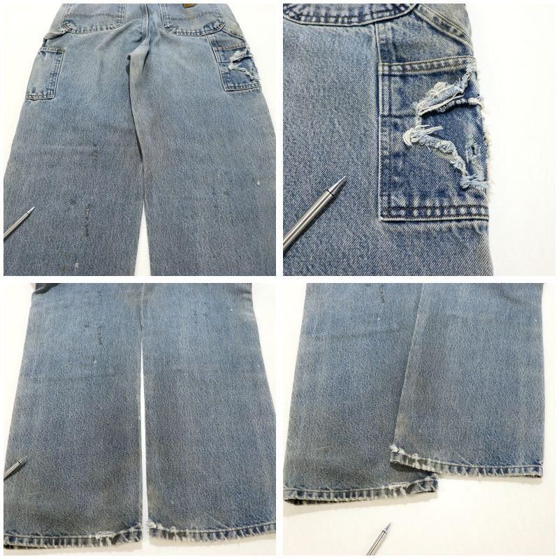 00s Carhartt カーハート　ダブルニー デニム ペインター　ボロ 00s Carhartt デニム ダブルニー ボロ ペインターパンツ メンズ