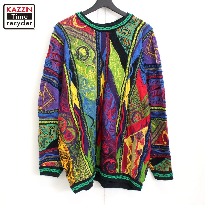 90s vintage COOGI  3D˥å ˥åȥ  ɽXL