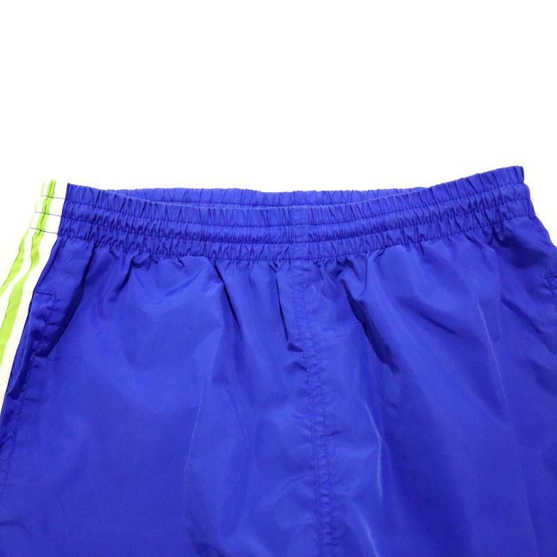 古着 adidas アディダス ナイロンパンツ トラックパンツ ブルー S 90s vintage adidas ナイロン トラックパンツ メンズ 表記S