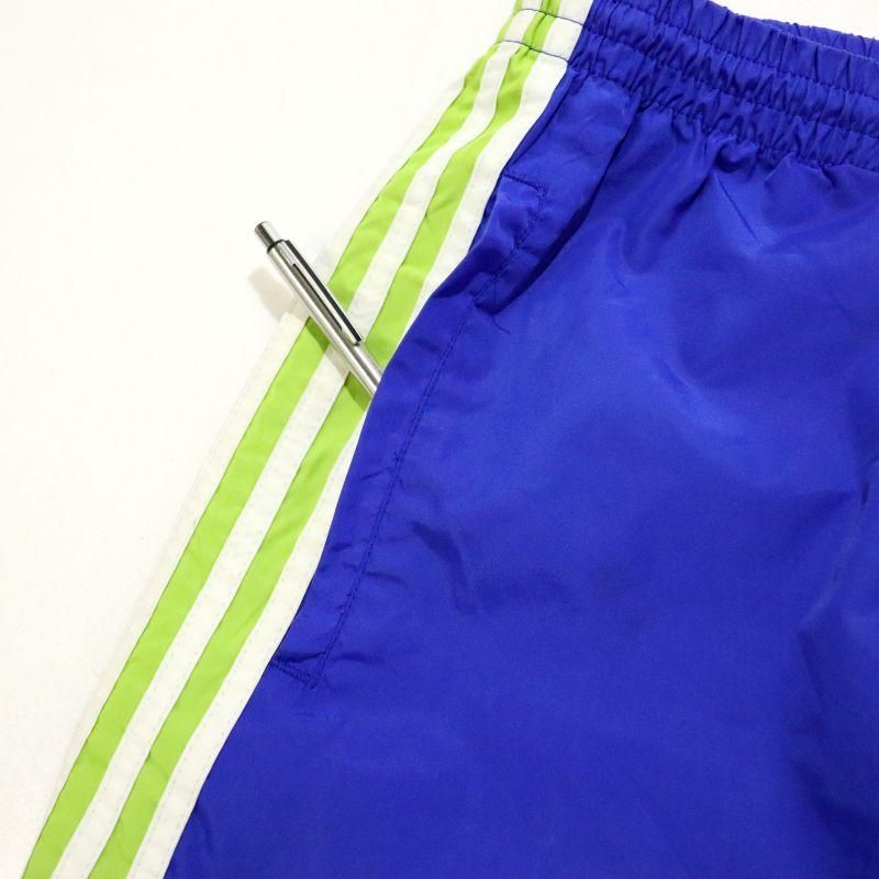 90s Adidas アディブレイク ナイロン トラックパンツ XL 青 adidas パンツ アディブレイク / アディダスオリジナルス