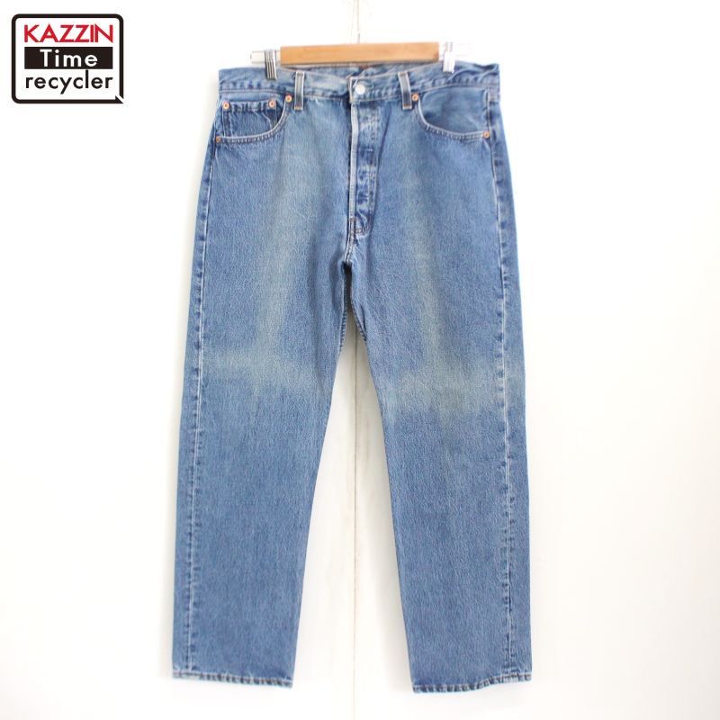 90s USA製 vintage Levi's 501 デニムパンツ メンズ 表記W36 L30サイズ - KAZZIN Time recycler  広島にある古着屋オンラインショップ カジン タイム リサイクラー