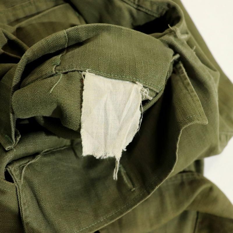 40s USA製 vintage M-43 ヘリンボーン ミリタリーシャツ メンズ