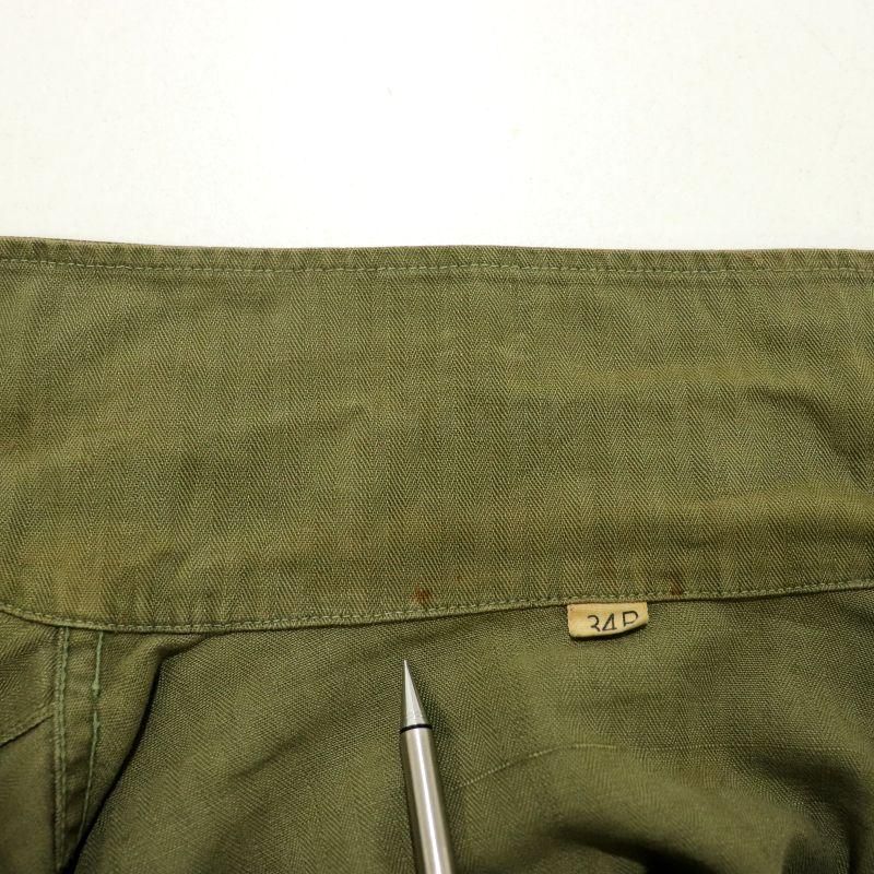 く*ん様 40s m-43 40s USA製 vintage M-43 ヘリンボーン ミリタリーシャツ メンズ