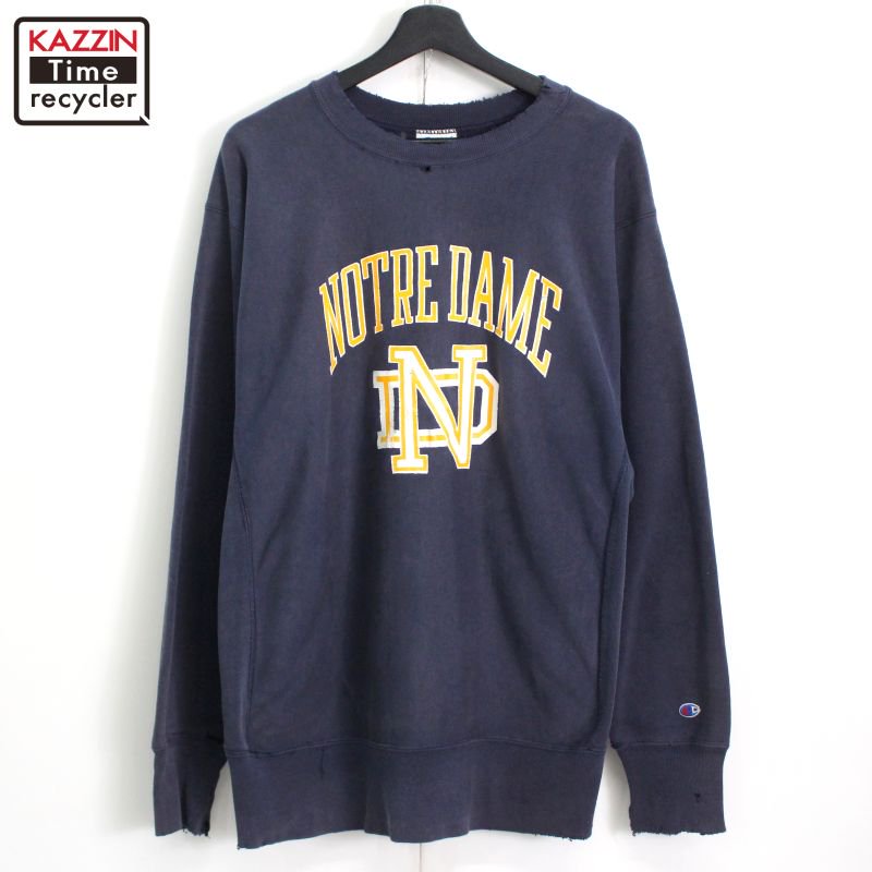 80s USA vintage Champion NOTREDAME Ρȥ å С֥å  ɽXL