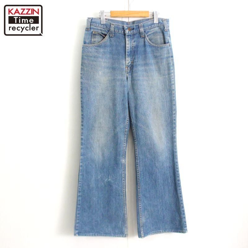 1967年製★CANTONカラーデニム★SALTYDOG★フレアー激レアW30 🗾国産第一号🎌のCANTONジーンズ👖を君は知っているか