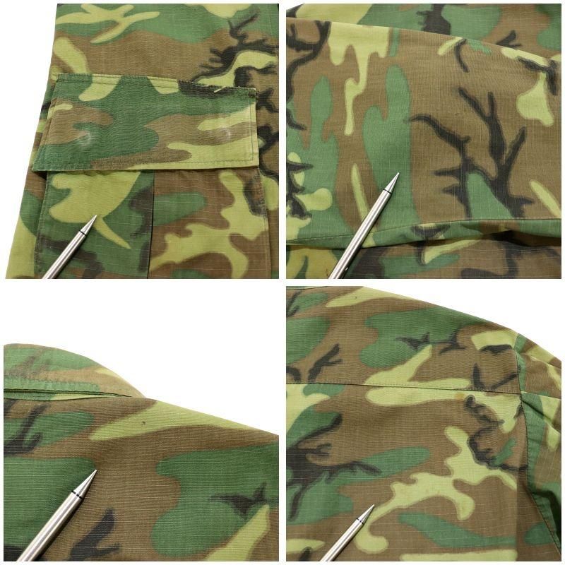 60s US.Army ジャングルファティーグ 4th カモフラージュ 60年代 