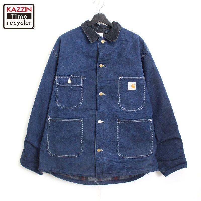 80s USA vintage Carhartt ΢ϥ֥󥱥å 100ǯ ߥ祢 ǥ˥ С  XL ӥå С