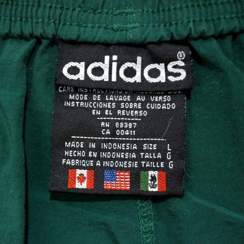 90s vintage adidas ナイロン ショートパンツ メンズ 表記L