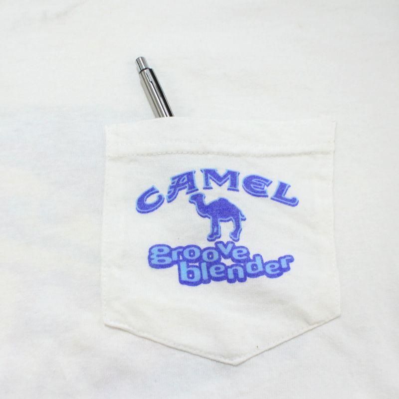 90s 激レア 超ビックサイズ　キャメル　タバコ　Tシャツ　匿名配送　送料無料 90s vintage CAMEL キャメル タバコ 煙草 ポケット付き 半袖T