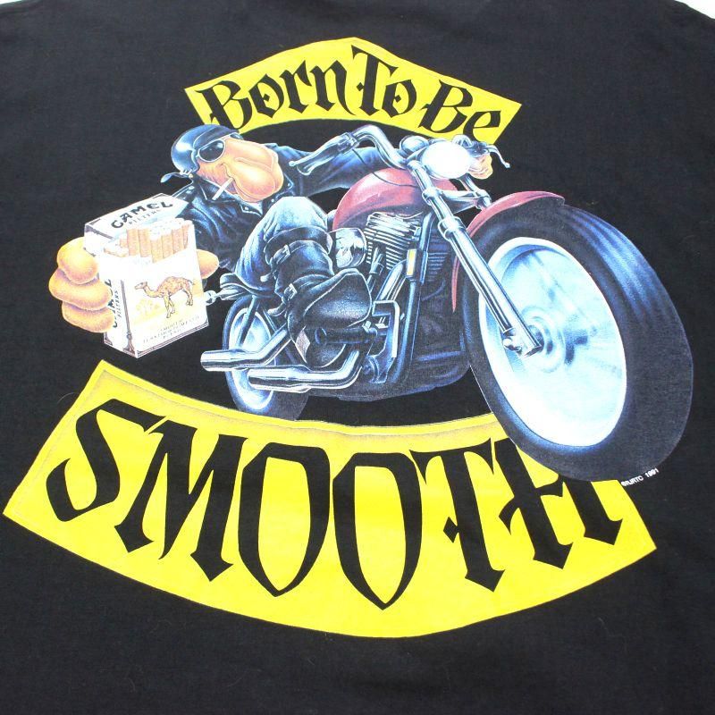 ヘインズ キャメル ヴィンテージ Tシャツ 企業ロゴ タバコ カワシマタカヒロ ヘインズ キャメル ヴィンテージ Tシャツ 企業ロゴ タバコ