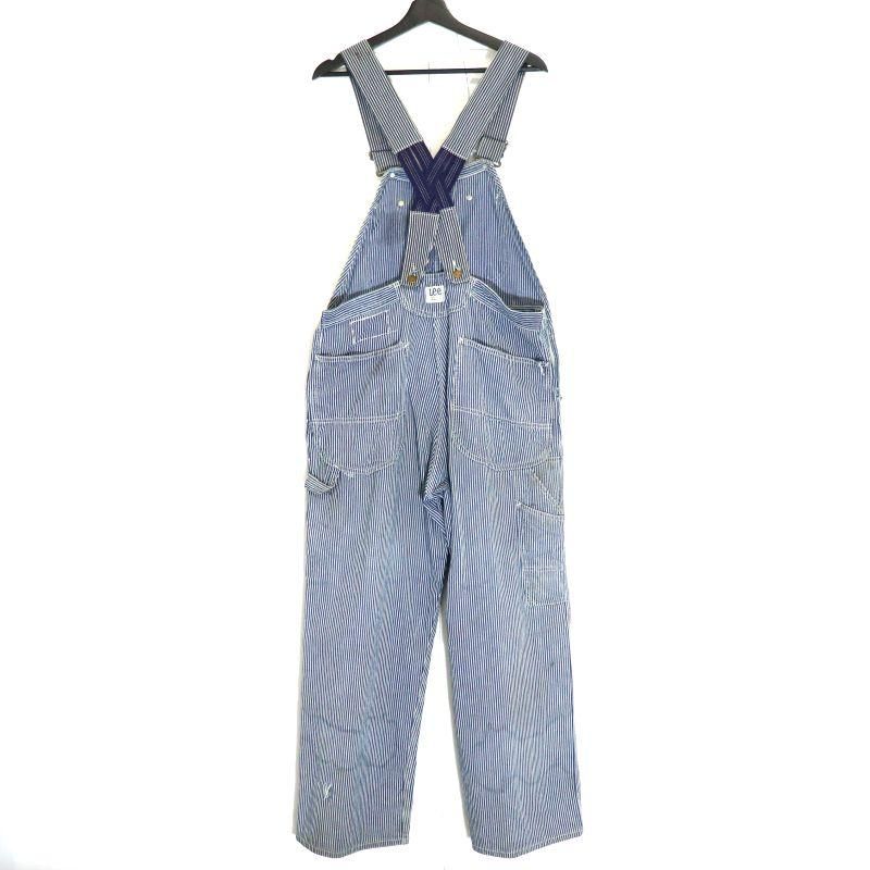 60s USA製 vintage Lee ローバック ヒッコリー オーバーオール