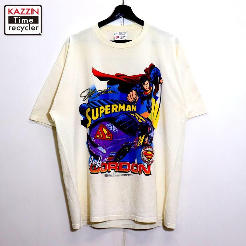 スーパーマン SUPERMAN Tシャツ ヴィンテージ 古着 90's ”Superman” Logo Printed T-Shirt XL / 映画 スーパーマン
