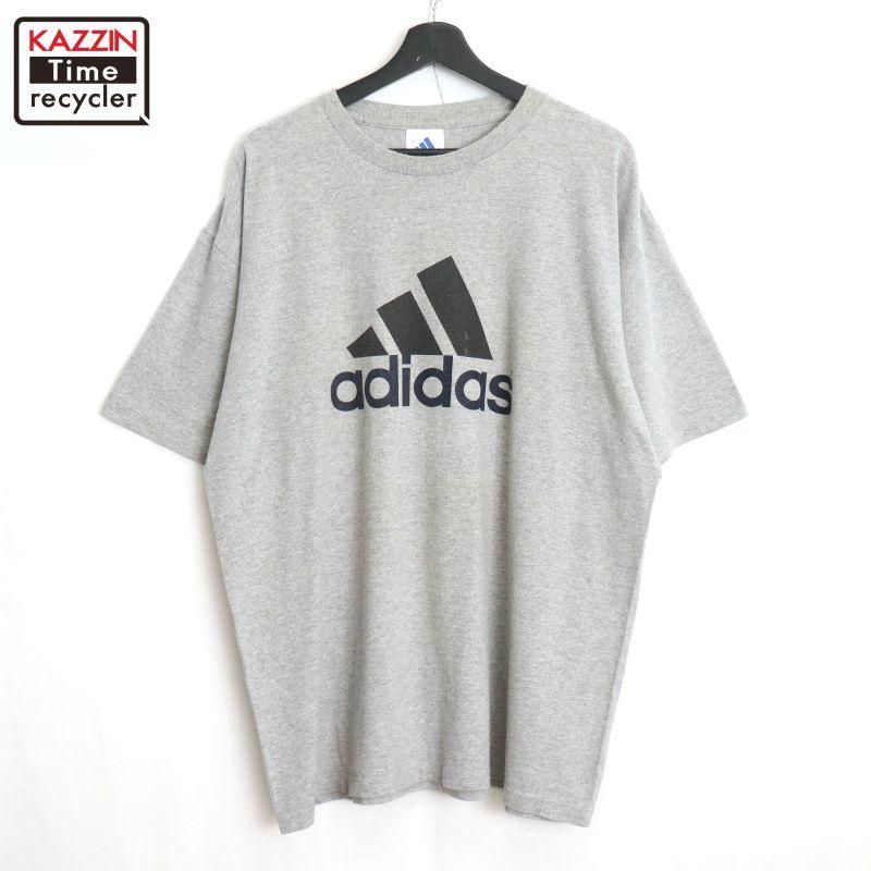 90ｓ ａｄｉｄａｓ デカロゴ Ｔシャツ ヴィンテージ 半袖 ウェア tシャツ 即決 USA製 90s adidas vintage ビッグロゴ トレフォイル T