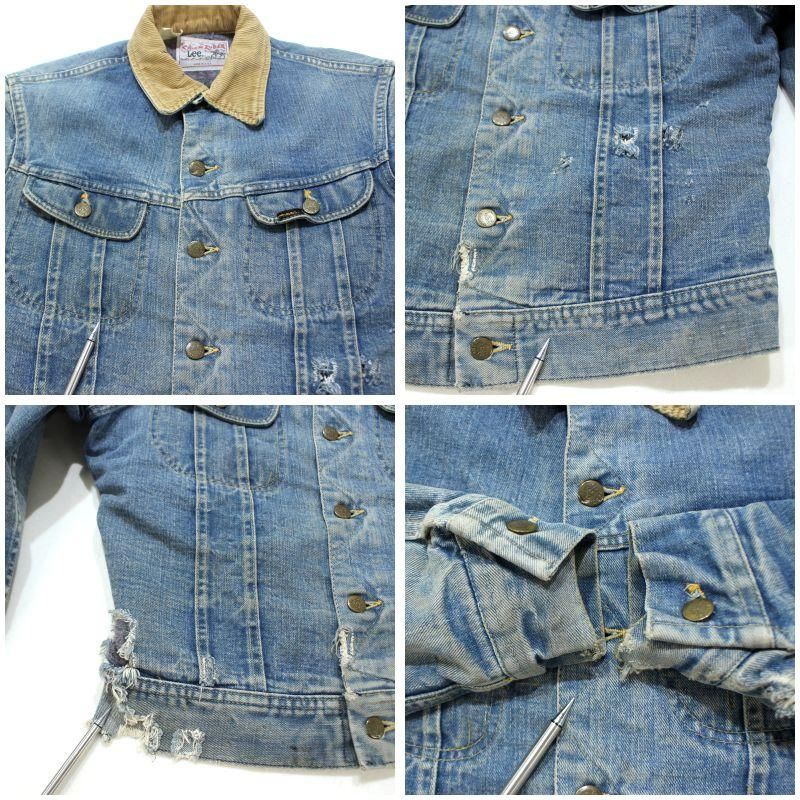 Lee Storm Rider 70s　vintage 裏地ブランケット付き 70's 70s Lee STORM RIDERS ブランケットライナー デニム
