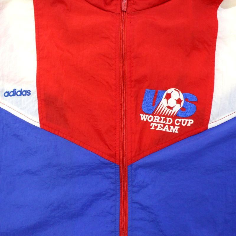 90s vintage adidas USAワールドカップ ナイロンジャケット