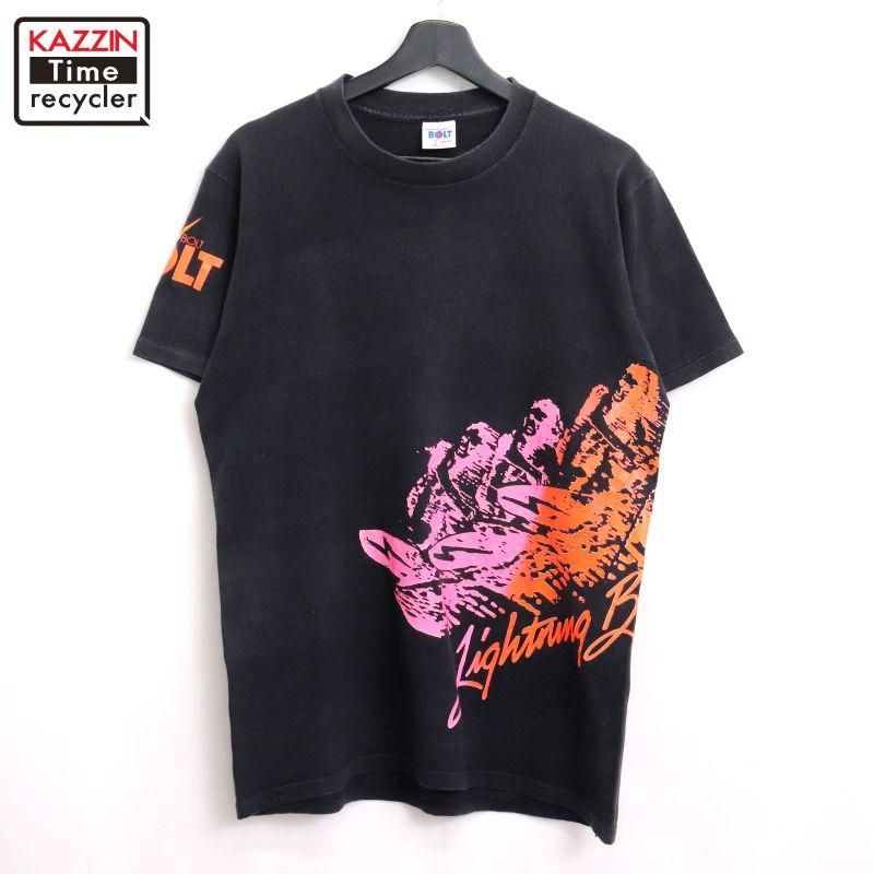 90sUSA製 ライトニングボルト　オールドサーフ　タイダイTシャツ　野村訓市 90sUSA製 ライトニングボルト オールドサーフ タイダイTシャツ