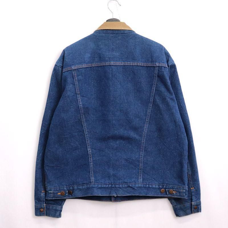 80s USA製 vintage Wrangler 裏地ブランケット デニムジャケット