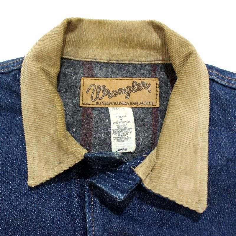 Wrangler デニムジャケット　1970〜1971製造 Wrangler デニムジャケット 1970〜1971製造 Wrangler デニム