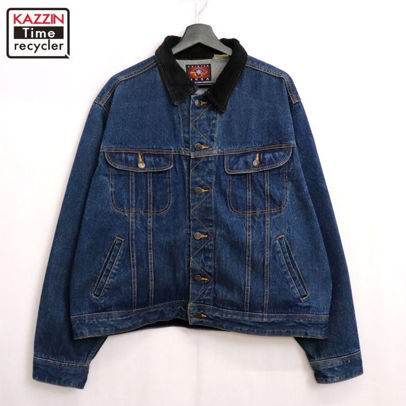 Levi's デニムジャケット　USA製 古着 80s USA製 Levi's 70507-0261 グレー アシッド デニム