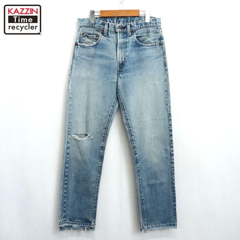 70s USA製 vintage Levi's 505 66前期 デニムパンツ メンズ ~XS