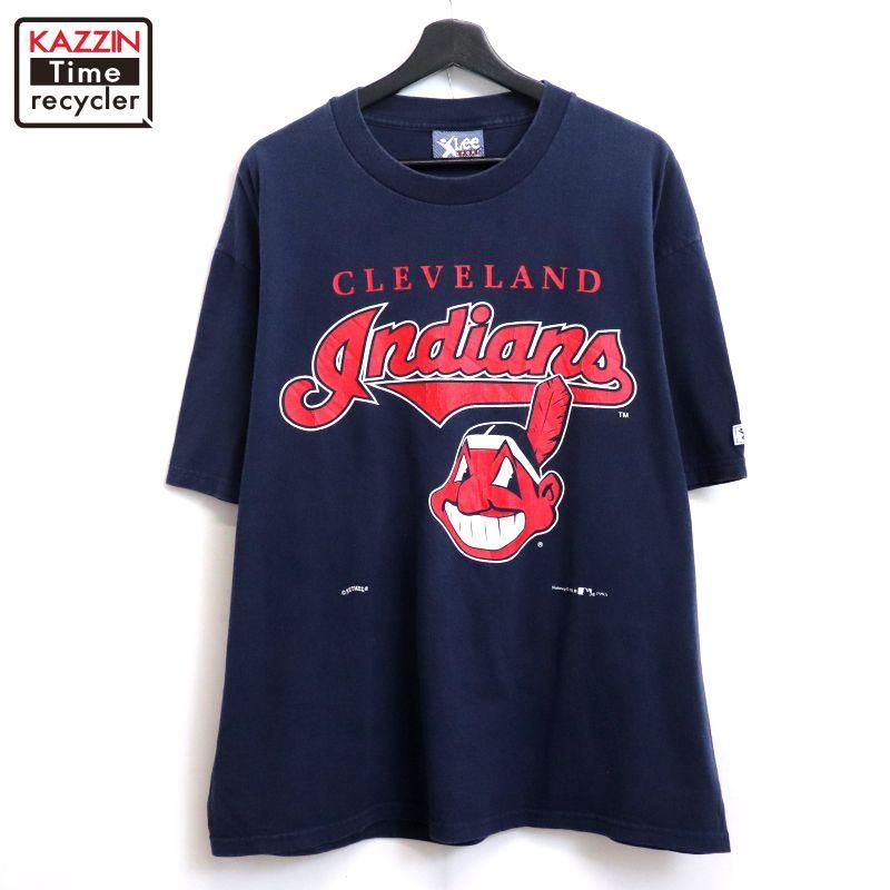 90s  MLB インディアンズ  Tシャツ vintage 90s CLEVELAND INDIANS LOGO ATHLETIC T-Shirt XL mlb