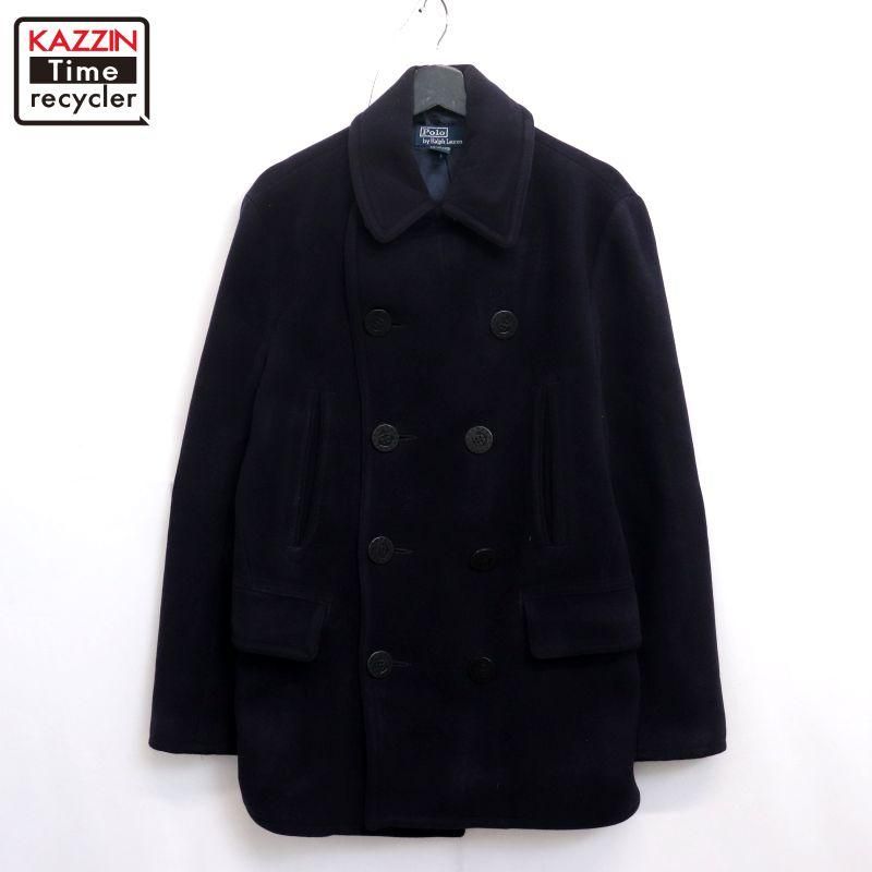 40s USA製 vintage U.S.NAVY ミリタリー コート メンズ Mサイズ