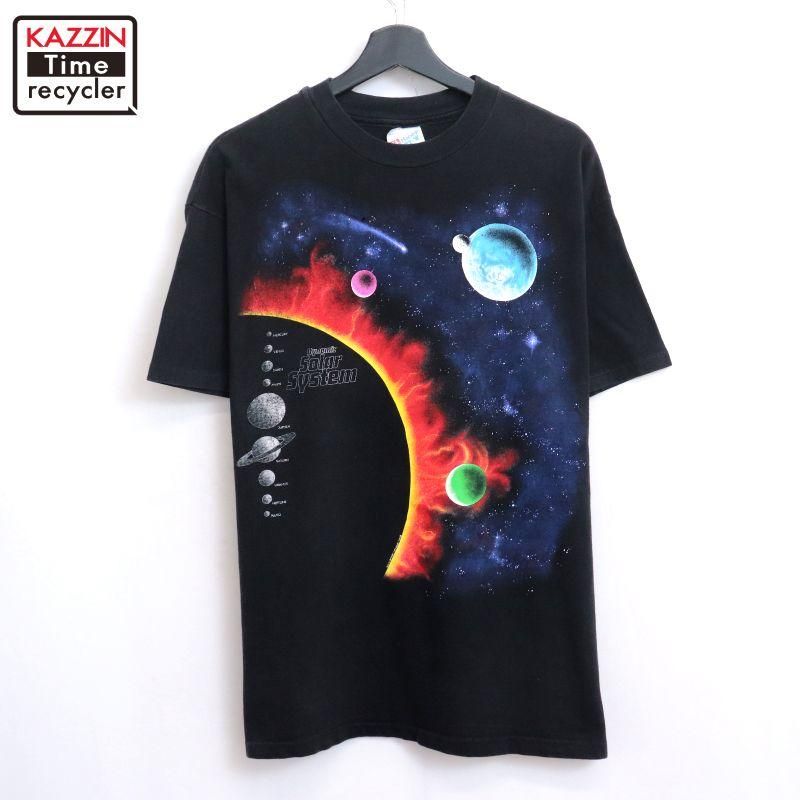 90s USA vintage Hanes  ۷ solar system Ⱦµԥ  ɽL