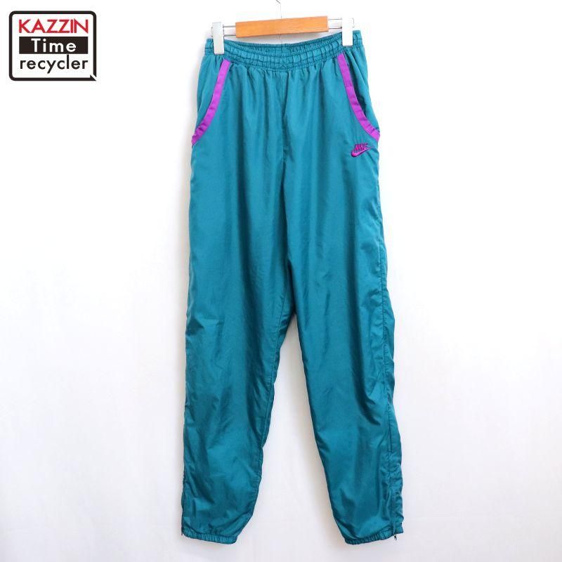 90s USA製 vintage NIKE ナイロン パンツ メンズ 表記Sサイズ - KAZZIN