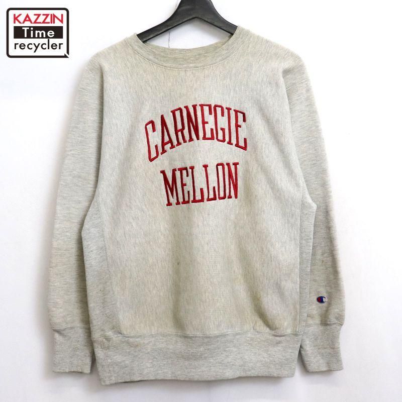 80s USA製 vintage Champion 3段プリント カプセル リバース