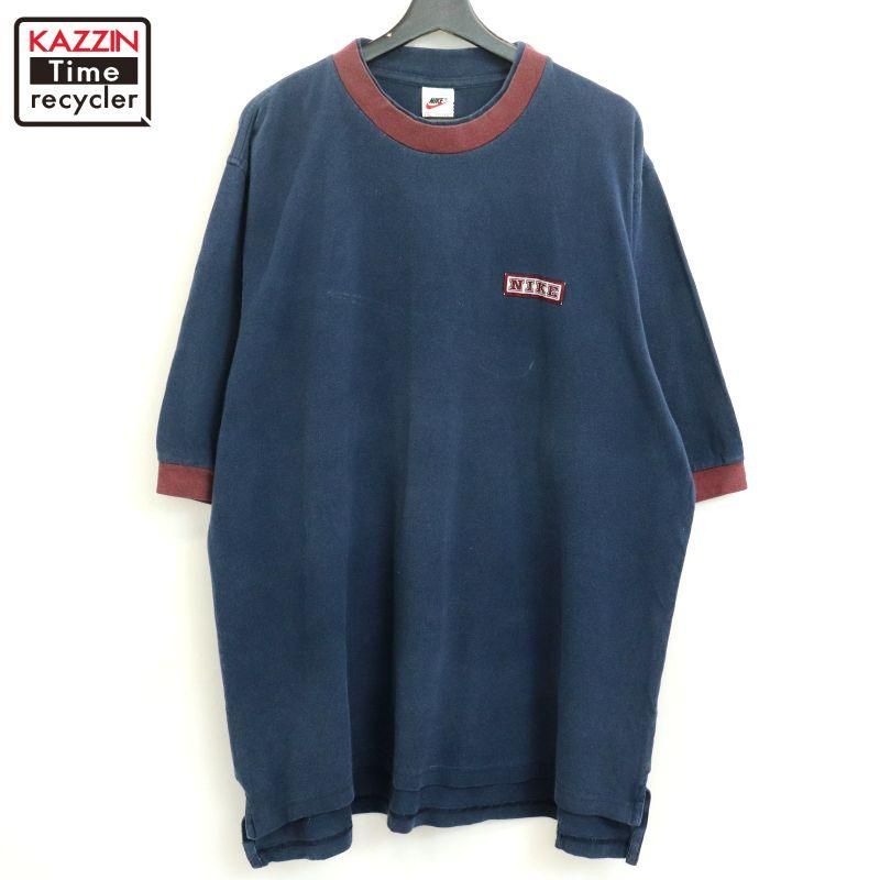 old　NIKE　デザインTシャツ　ビッグロゴ　シングルステッチ　銀タグ　XL E00635F8-1597-4D5D-A0EE-