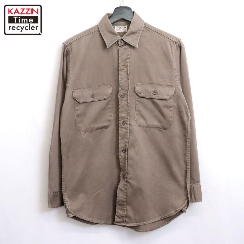 50s vintage WTG 袖カットオフ マチ付き 襟ダブルステッチ